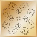 Paisley Truffle Decorative Quilting Stitches