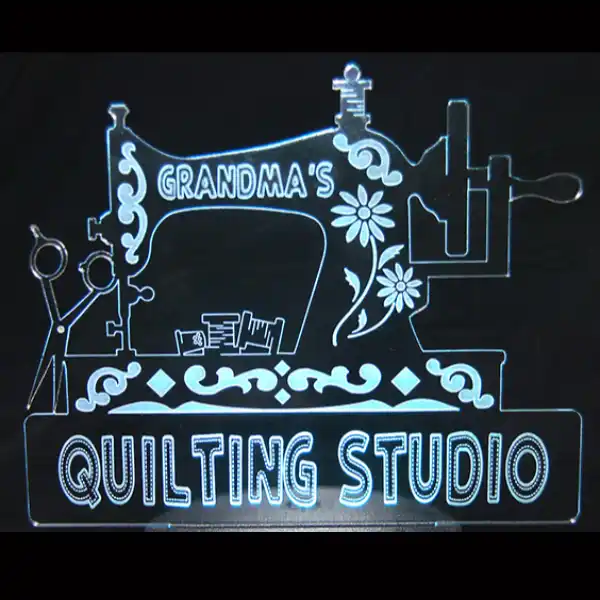 Grandma's Quilt Studio LED Lamp
