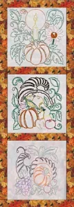 Autumn Splendor Trpunto Table Runner